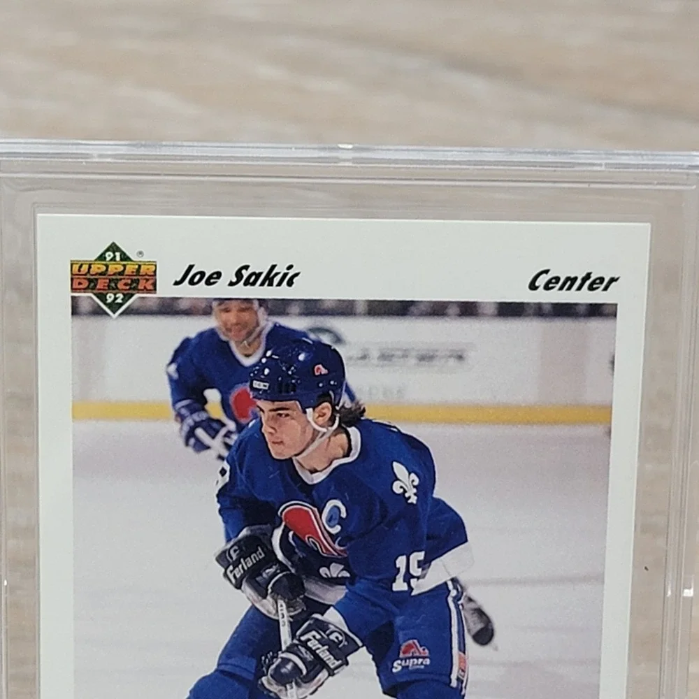 Joe Sakic Autographed 1991-92 Upper Deck #333 Quebec Nordiques Signed